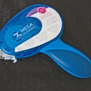 Xyron Mega Runner Permanent Adhesive Tape Dispenser Refillable 1/2 in 100 ft .